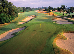 6th green from behind. Photo by Larry Lambrecht