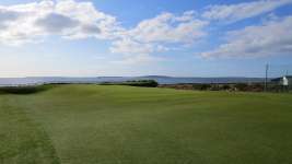 The cruelly domed 6th green