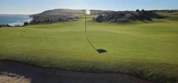 Rear of the par five 15th green