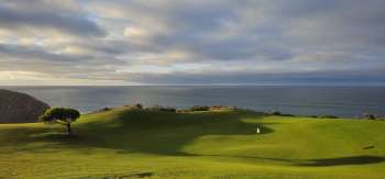 Side view of the par three 8th hole