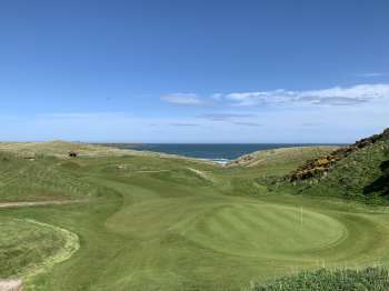 View from behind the 8th green