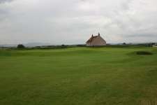 The 1st green on the Eden Course