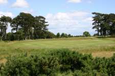 View from behind the 18th green