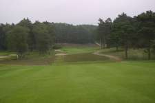 Approach shot on the epic 17th at Falkenstein