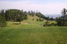 Par three 5th on the Fuji Course