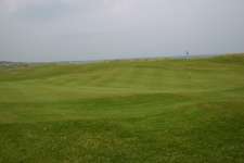 The undulating 2nd green