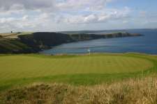 Looking across the 7th green at Old Head