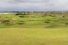 Approach into the 17th at Royal Portrush