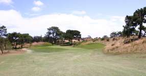 The terrific short par four 3rd hole