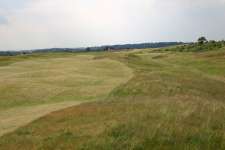 The undulating 15th fairway