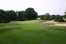 Green site on the par three 17th hole