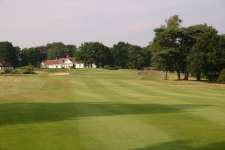 Approaching the final green at Sunningdale New